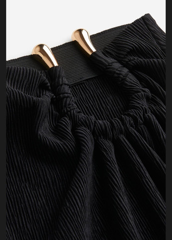 Черная кэжуал однотонная юбка карандаш H&M