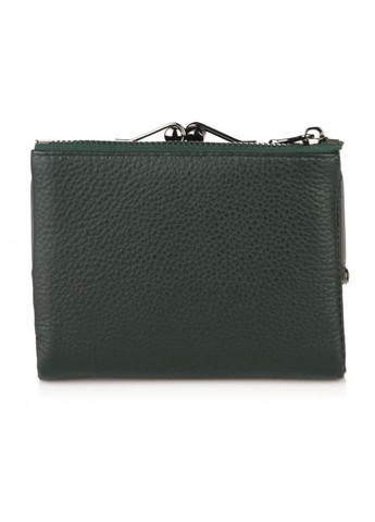 Кошелек женский на магните натуральная кожа размеры 12 х 9,5 х 2 см 9930-1806 темно-зелёный Vermari (314926979)