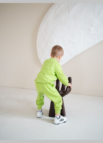 Салатовый демисезонный костюм детский it’s me с карманами салатовый брючный It's ME ONE