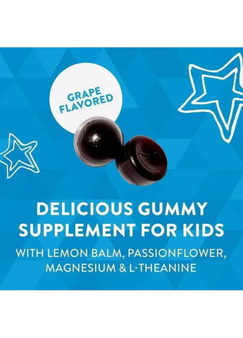 Формула для спокою дітей старше 8 років Calm & Collected виноград 40 жувальних цукерок Nature's Way (361115801)