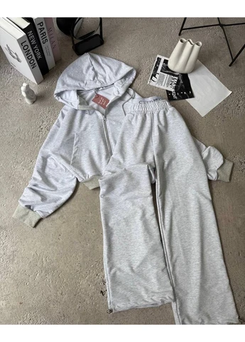 Женский спортивный костюм худи и штаны No Brand (384345806)
