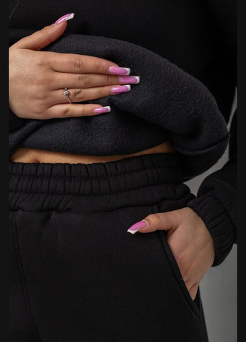 Спортивний костюм жіночий на флісі, колір джинс, 102R7711 Ager (355471356)