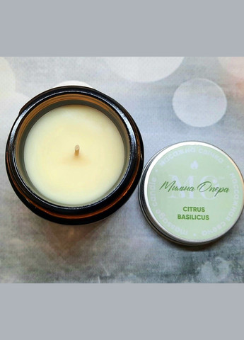 Массажная свеча "Цитрус и базилик" 100 мл Мильна опера (314985566)
