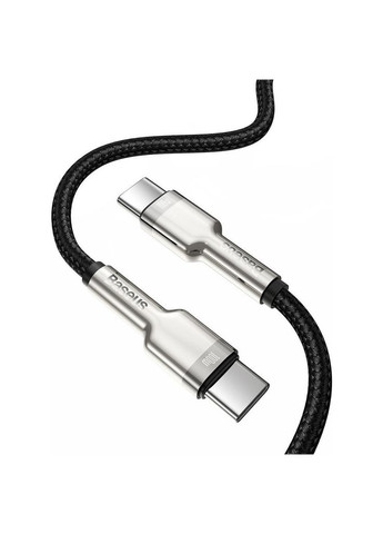 Дата кабель (m494947) Baseus USB-C to USB-C 1.0m 100W metal black (367070018)