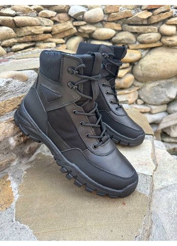 Военные Женские Берцы Зимние. 36-49р Черные. Из Натуральной кожи! DSZF-2153 No Brand (352261890)