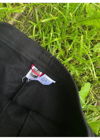 Чоловічі шорти флісові чорного кольору теплі осінні USA No Brand (366569918)