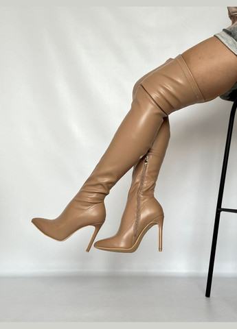 Стильні жіночі ботфорти No Brand (306435189)