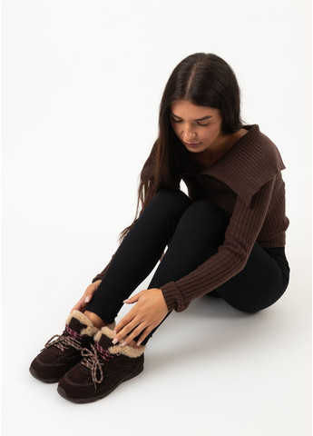 Кросівки (2114Ц) Marigo темно-коричневі зими (364211941)