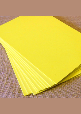 Фоамиран EVA матовый, 2 мм, 20х30 см, солнечный No Brand (341730942)