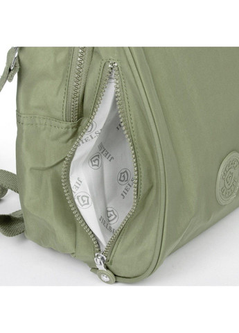 Жіночий рюкзак з тканини 7020 d.green Jielshi (340234980)