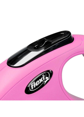 Повідець-рулетка New Classic М Трос 5 м Рожевий (4000498022634) Flexi (364750841)