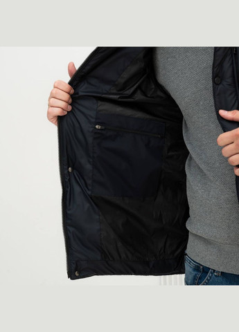 Черная зимняя мужская куртка зимняя большого размера SK