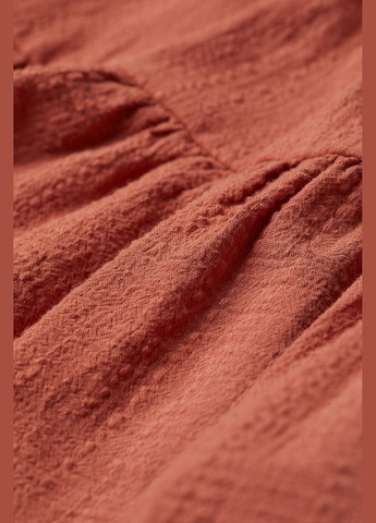 Терракотовая повседневный однотонная юбка H&M