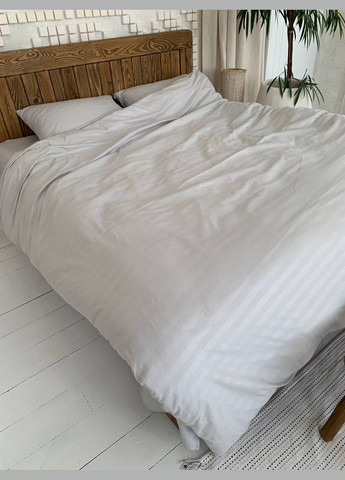 Семейный КПБ микро страйп сатин "Туман" (145х210, 70х70) Glav Textile (297365380)