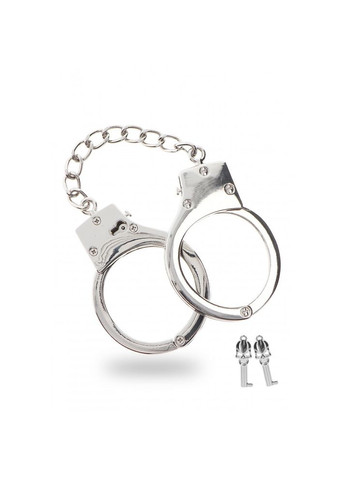 Наручники для БДСМ практик Taboom Luxury Bondage Essentials металлические, серебряные No Brand (303911312)
