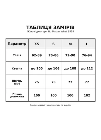 Штани жіночі No Matter What 1558 спортивні джоггери з високою посадкою графіт No Brand (315072059)