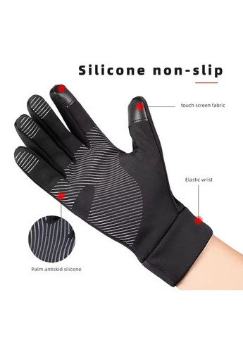 Дихаючі Сенсорні Рукавички Toelab M155 для Роботи з Сенсорним Екраном та Велоспорту пара (4024348) Clefers (306459806)