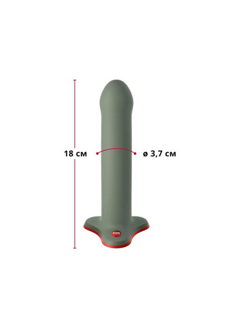 Фаллоимитатор Fun Factory MAGNUM, оливковый, очень гибкий, длина 18,3 см, диаметр 3,7 см No Brand (366877654)