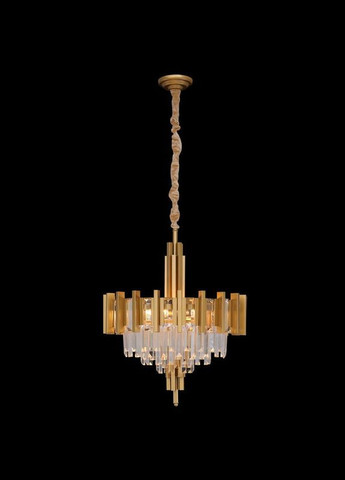 Люстра металева з кришталем 8 ламп 60х70 см Stellare (301941179)