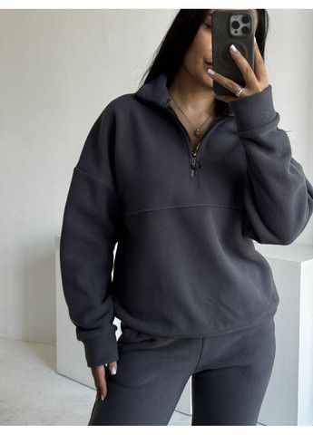 Флісовий жіночий костюм оверсайз,кофта та штани з кантиком,турецький фліс Полар Україна (365957271)