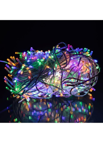 Гірлянда Різдвяна фея вулична 50 м 500 LED білий провід Мультиколір CF500L50MWML Garlando (370801143)