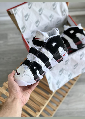 Кросівки чоловічі і жіночі Nike Air More Uptempo black white | Найк аір мор Уптемпо чорні білі No Brand чорно-білі всесезони (307288677)