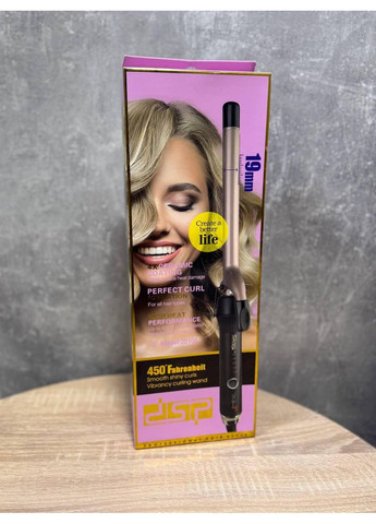 Плойка для завивки волосся 20106 для створення локонів кераміка 19 мм Чорний DSP (368904405)