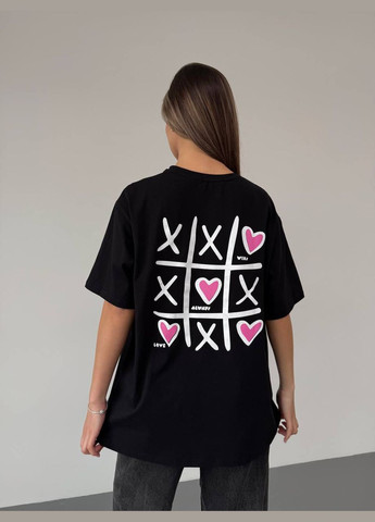 Футболка Оверсайз турецький трикотаж кулір No Brand - (320166818)