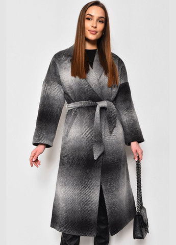 Сіре демісезонне Пальто жіноче демісезонне сірого кольору Let's Shop