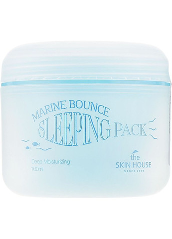 Нічна маска з морським колагеном Marine Bounce Sleeping Pack 100ml (2-838035) The Skin House (369797833)
