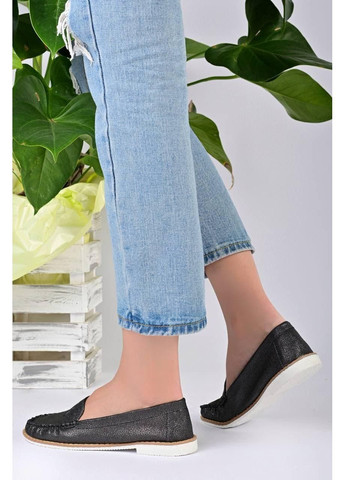 No Brand Туфли мокасины женские серые серый з искусственная кожа, — демисезон (361049603)