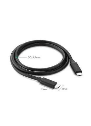 Кабель Type-C - Type-C, 2 м, Black, US286, 60 Вт, 3A (10306) 000-10306_US286 Ugreen (395347669)