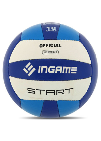 Мяч волейбольный START Белый-синий (размер 5) VL-8447 Legend (369141781)
