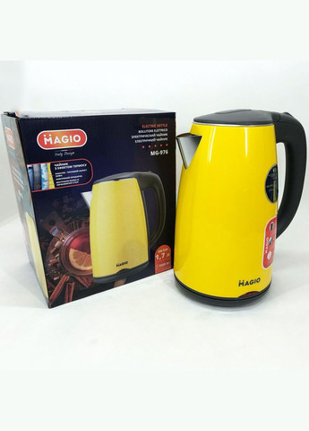 Електрочайник MG-976, маленький електрочайник, гарний електричний чайник, електронний чайник Magio (364664707)