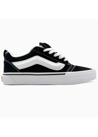 Білі кеди чоловічі vans knu skool black/white ванс кну скул білі демісезон No Brand