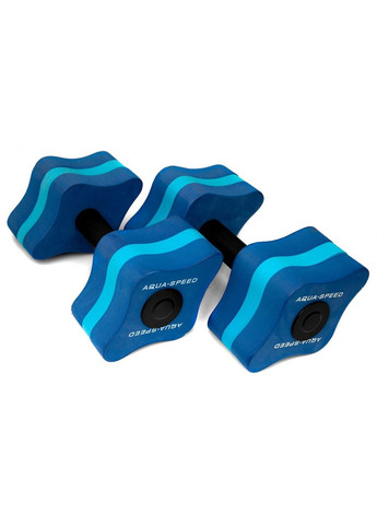 Гантелі для аквафітнесу AQUAFITNESS Dumbells 5647 синій Уні 11x15x8см Aqua Speed (290187234)