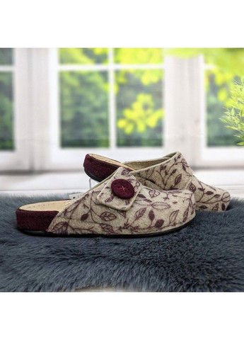 Тапочки домашні жіночі фетрові на широку ногу Inblu (311216631)