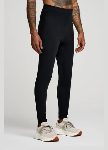Черные спортивные демисезонные брюки Saucony