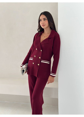 💫 Костюм "Golden Elegance" с жакетом и брюками палаццо - Размерная сетка в описании GD/GL Модний простір (364965810)