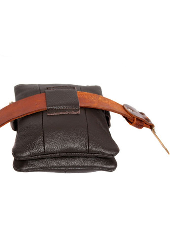 Мужская кожаная сумка 300142 коричневая No Brand (370848476)