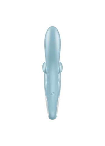 Вібратор-кролик Touch Me Blue, подвійний відросток, 3 потужні мотори Satisfyer (333332806)
