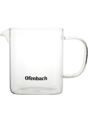 Чайник скляний заварювальний зі знімним ситечком 1000 мл Ofenbach (289367853)