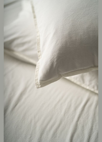 Комплект постільної білизни Stonewash Adriatic Milky сімейний молочний (93315609) SoundSleep (299704847)