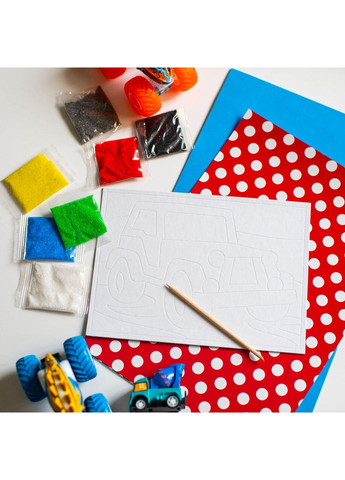 Раскраска песком. Джип и Гоночное авто No Brand (359372194)