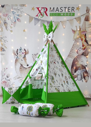 Вігвам для дитини Музика вітру + 3 подушки! Повний комплект! No Brand (316257192)