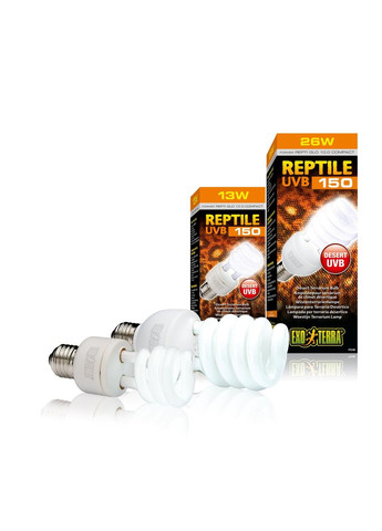 Лампа террариумная Exo Terra Repti GLO 10.0 для пустынных рептилий, люминесцентная, ультрафиолетовая, 26 W, E27 (для облучения) Exo-terra (365593035)
