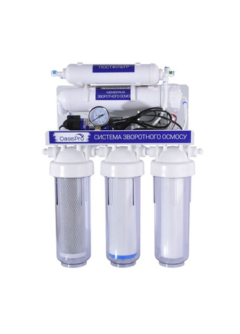 Система зворотного осмосу, насос + ПЛАСТ. бак, мінералізатор BSL03M-RO-75 OasisPro (332787194)