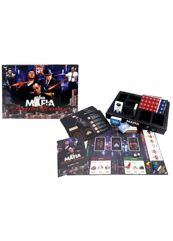 Настільна економічна гра "MAFIA. Gangster Business. Premium" MAF-03-01U українською мовою MAF-03-01U Danko Toys (392267605)