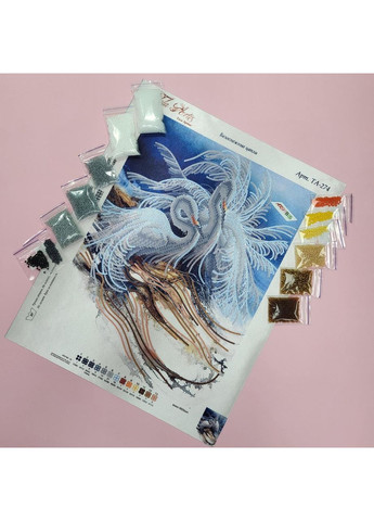 НАБОР ARHIBIS ТА-274 Белоснежные цапли, набор для вышивания бисером картины Tela Artis (369666176)