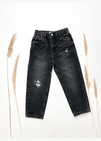 Черные джинсы 116 см черный артикул л304 Zara